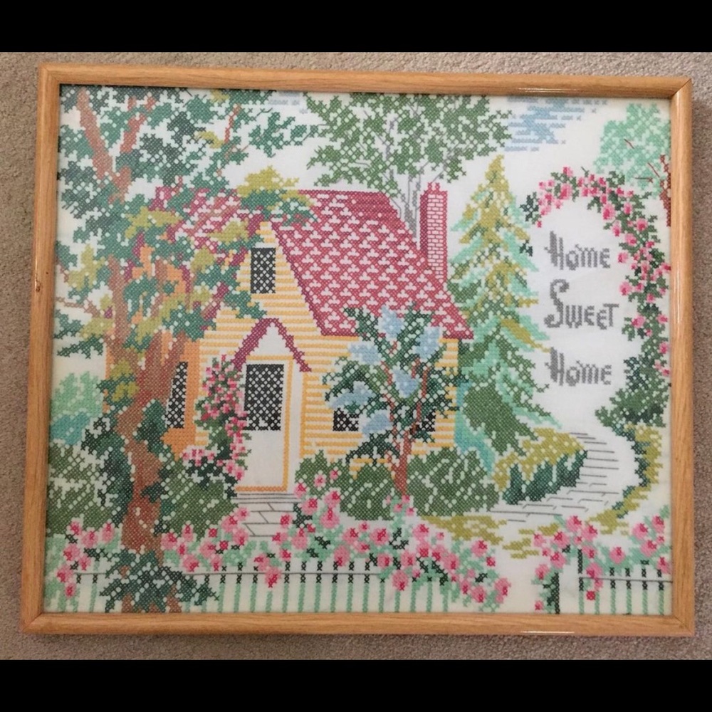 Home sweet home needlepoint